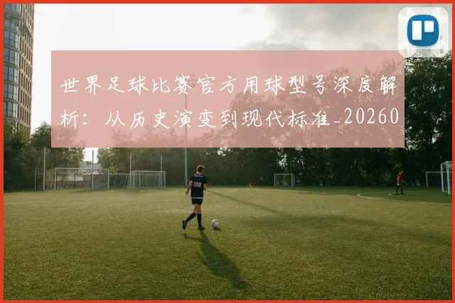 世界足球比赛官方用球型号深度解析:从历史演变到现代标准_20260609201503