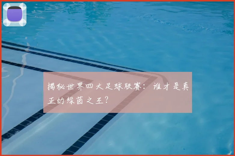 揭秘世界四大足球联赛:谁才是真正的绿茵之王?