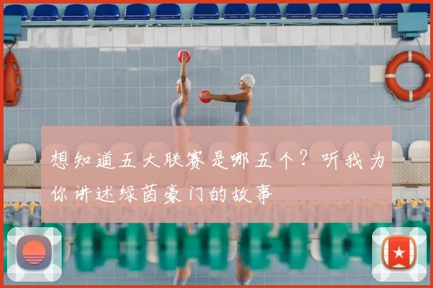 想知道五大联赛是哪五个？听我为你讲述绿茵豪门的故事