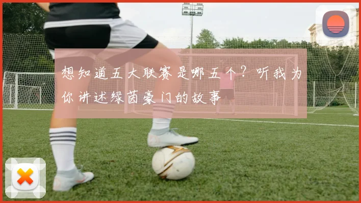 想知道五大联赛是哪五个？听我为你讲述绿茵豪门的故事